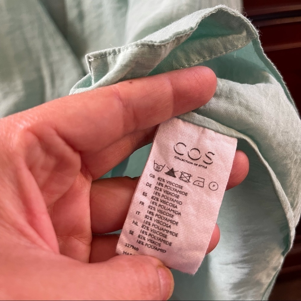 Cos aqua button up - Picture 4 of 9